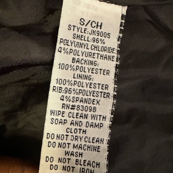 Black Small/Junior‎ faux leather jacket - Picture 5 of 6